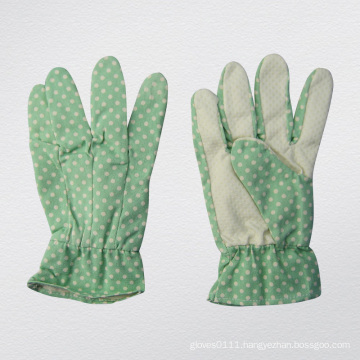 PVC Dotted Lady′s Gardening Glove-2602